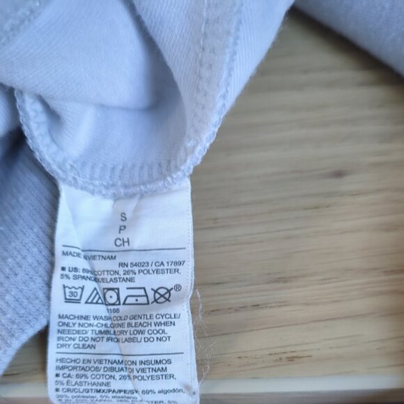 Old Navy Dynamic Fleece Half-Zip Sweatshirt Light Grey Size Medium - Picture 7 of 7